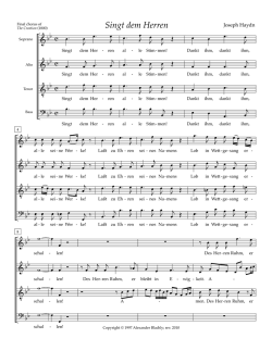 Haydn - Singt dem Herren.mus