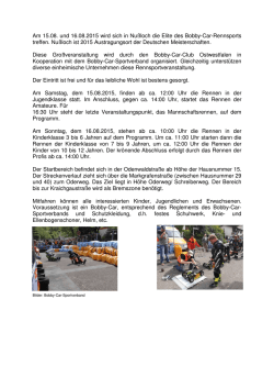 Bobby-Car-Rennen 2015
