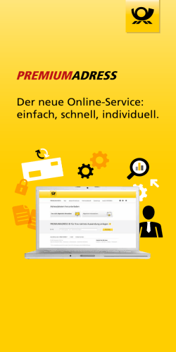 Der neue Online-Service: einfach, schnell, individuell.