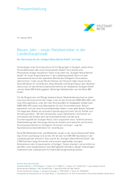 neuer Netzbetreiber - Stuttgart Netze Betrieb GmbH