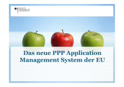 Was ist das PPP Application Management System?