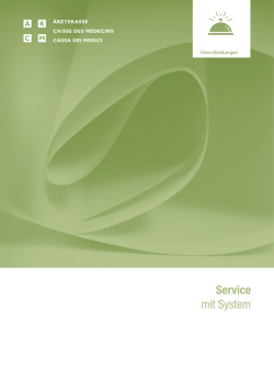 Service mit System