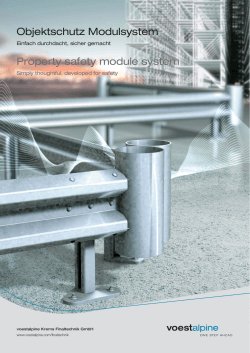 Objektschutz Modulsystem Property safety module system