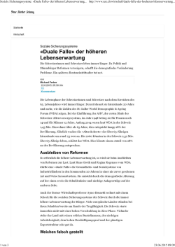 Duale Falle - The Demographic Challenge
