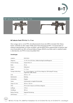 B&T taktische Pistole TP9-N Kal. 9 x 19 mm