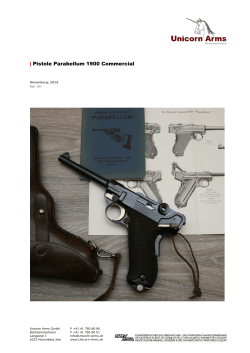 Pistole Parabellum 1900 Commercial