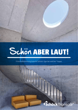 SchönABER LAUT! - Schöck Bauteile GmbH