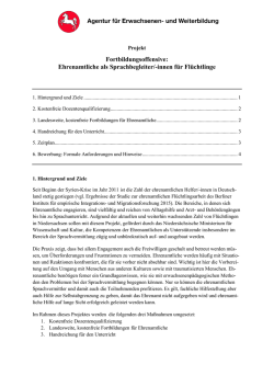 Ehrenamtliche als Sprachbegleiter/-innen f&uuml;r Fl&uuml;chtlinge