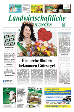 Heimische Blumen bekommen G&uuml;tesiegel