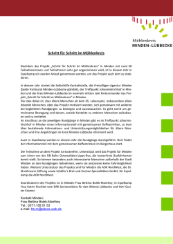 Informationen Schritt f&uuml;r Schritt im M&uuml;hlenkreis