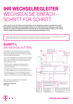 ihr wechselbegleiter wechseln sie einfach &ndash; schritt f&Uuml;r schritt