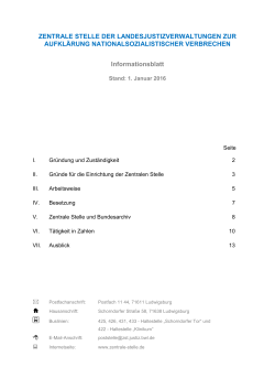 Informationsblatt Zentrale Stelle - pdf