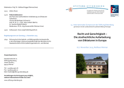 Die strafrechtliche Aufarbeitung von Diktaturen in Europa