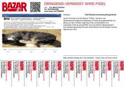dringend-vermisst wird fidel