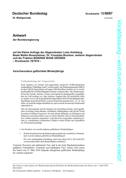 Drucksache 18/8087 - DIP