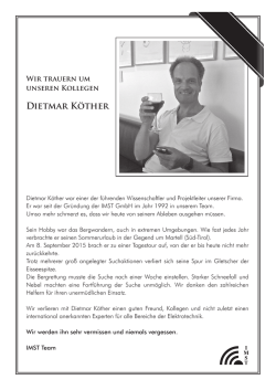DIETMAR K&ouml;ThER