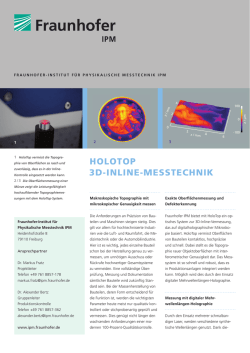 HoloTop 3D-InlIne-MessTecHnIk