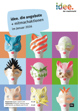 idee crativ Angebote Januar - Arneken Galerie Hildesheim