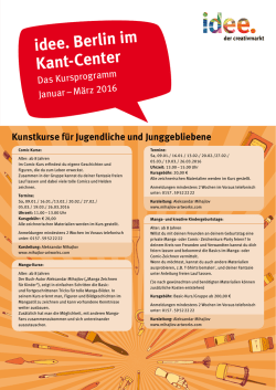 idee. Berlin im Kant