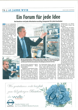 Ein Forum f&uuml;r jede Idee