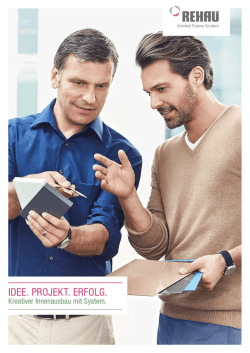Idee. Projekt. erfolg.