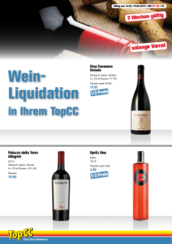 Wein- Liquidation