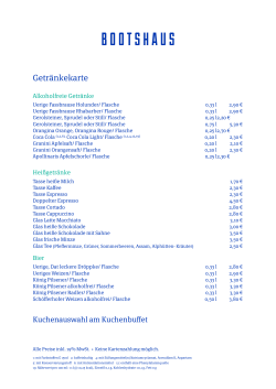Bootshaus Getränkekarte (PDF Download)