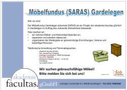 Flyer M&ouml;belfundus Gardelegen