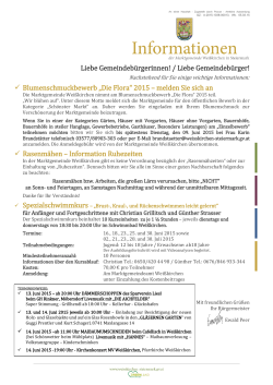 Informationen 07/2015 - Marktgemeinde Weißkirchen
