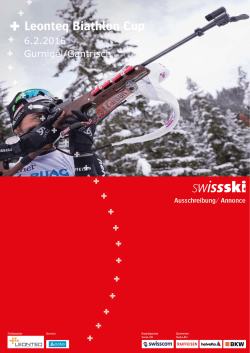 Ausschreibung - Swiss-Ski