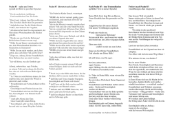 Gedanken zu Frieden und Gerechtigkeit