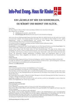 Ein L&auml;cheln ist wie ein Sonnenblick, er w&auml;rmt und bringt uns Gl&uuml;ck.