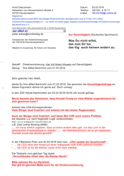 Was Du nicht willst, das man Dir tut, das f&uuml;g&acute; auch keinem andern zu.