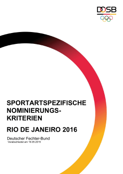 Fechter - Der Deutsche Olympische Sportbund
