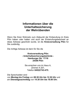 Leistungen nach dem USG