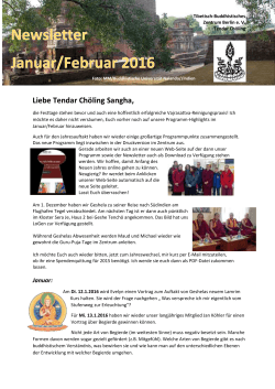 1 Januar Februar - Tibetzentrum Berlin eV