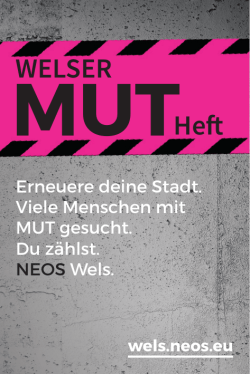 Heft WELSER