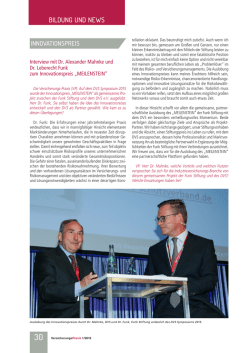 Interview Dr. Funk und Dr. Mahnke