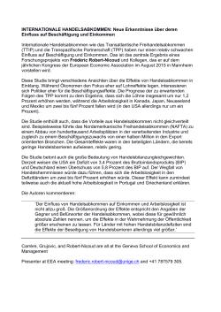 INTERNATIONALE HANDELSABKOMMEN
