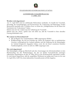 Informationsblatt