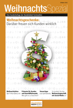 Handelsblatt Fachmedien WeihnachtsSpezial