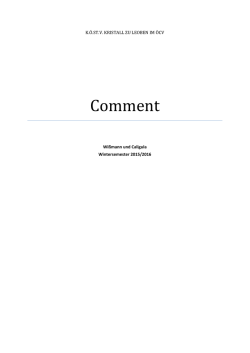 Comment - K.Ö.St.V. Kristall Leoben