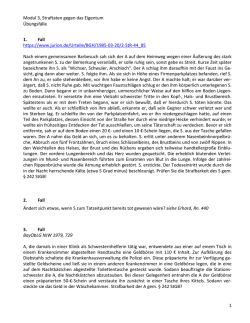 Diebstahl, &sect; 242 StGB - Dr. Christiane Schmieder