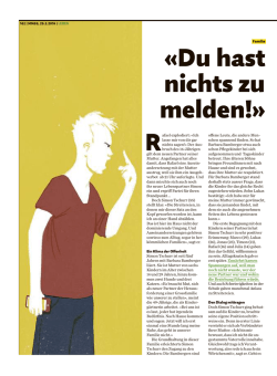 Du hast nichts zu melden! - Migros
