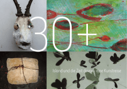 Jubil&auml;um30+ Island und die Zeit davor &ndash; eine Kunstreise Jubil&auml;um