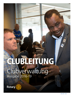 Clubverwaltung - Rotary International