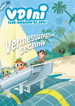 Das VDIni-Magazin "Vermessung