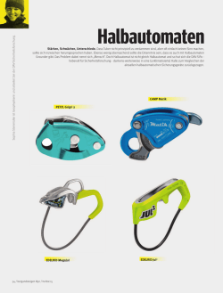 Halbautomaten - Bergundsteigen