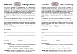 Haftungserkl&auml;rung - Kartworld Salzburg