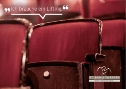 Infobroschüre - St. Pauli Theater
